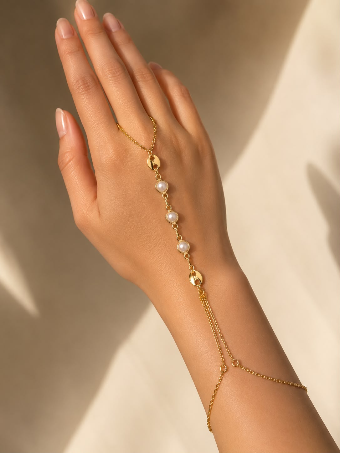 Sila Hand Chain - Stainless Steel