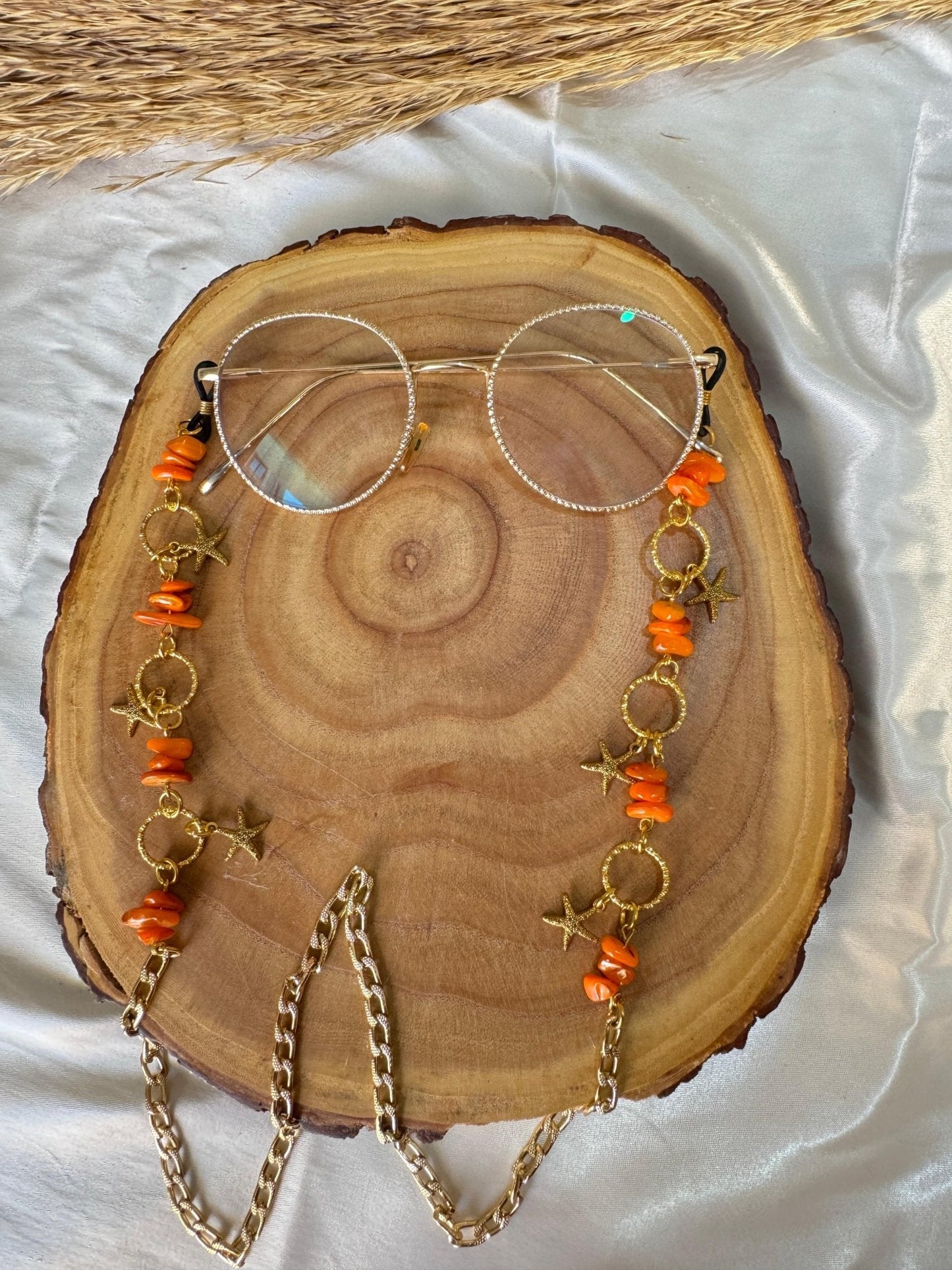 Nour Glasses Chain - Gold Plated
