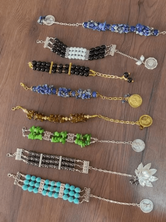 Nirvana Bracelet Set  - Mixed Stones