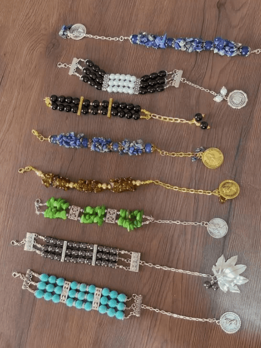 Nirvana Bracelet Set  - Mixed Stones