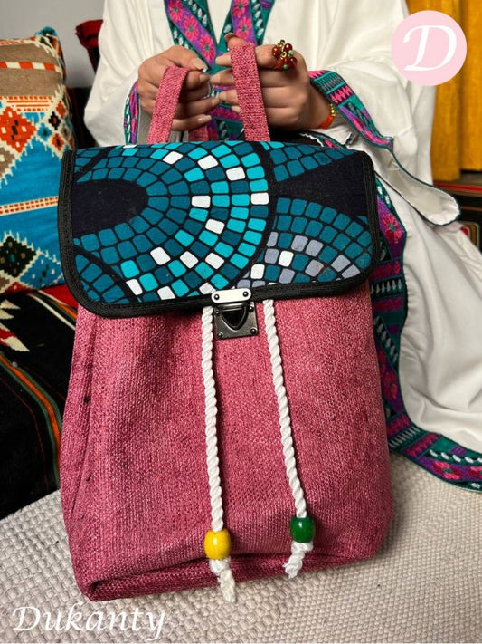 Africa Bag - Linen Back pack
