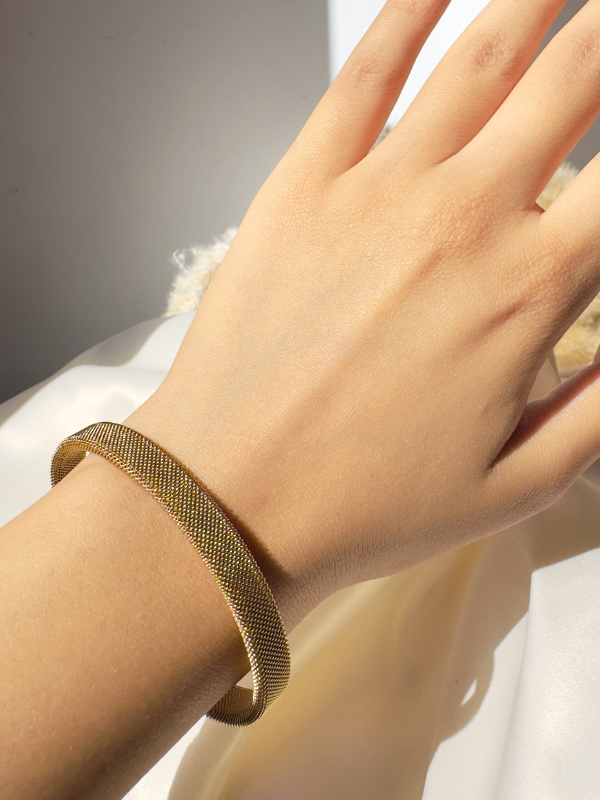 Samaa Simple Bangle - Stainless Steel