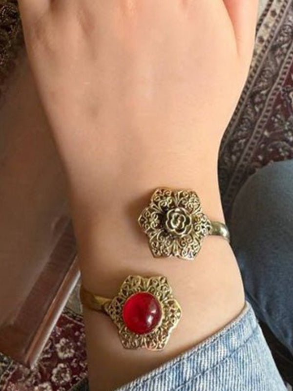 Agate Flower Set - Copper