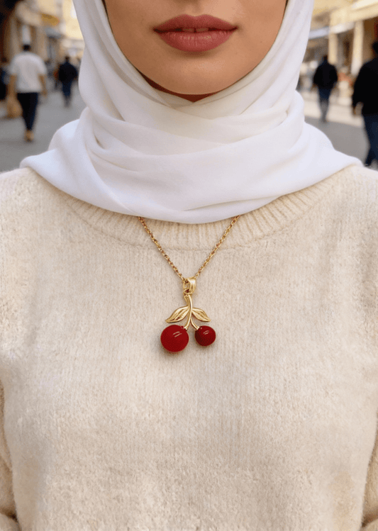 Berry Necklace - Stainless Gold Plated