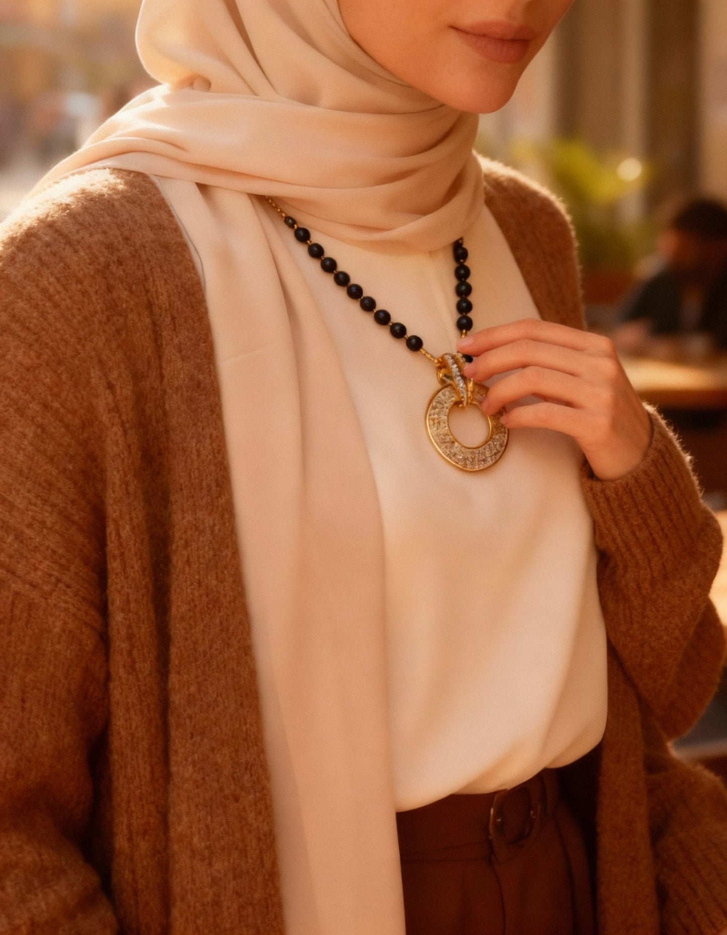 Ayat ElKursi  Calligraphy Glow - Gold Plated - Ramadan Elegant