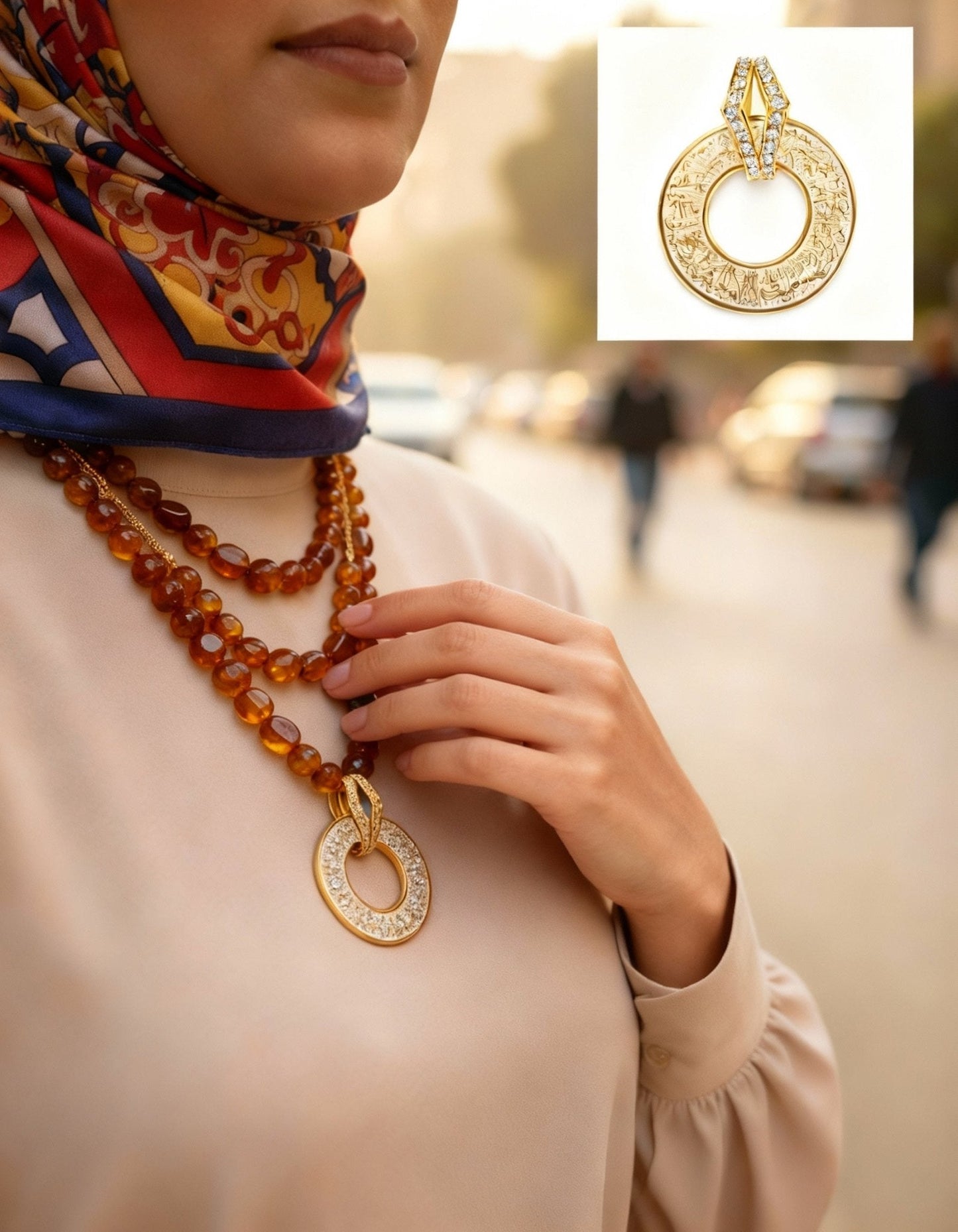 Ayat ElKursi  Calligraphy Glow - Gold Plated - Ramadan Elegant