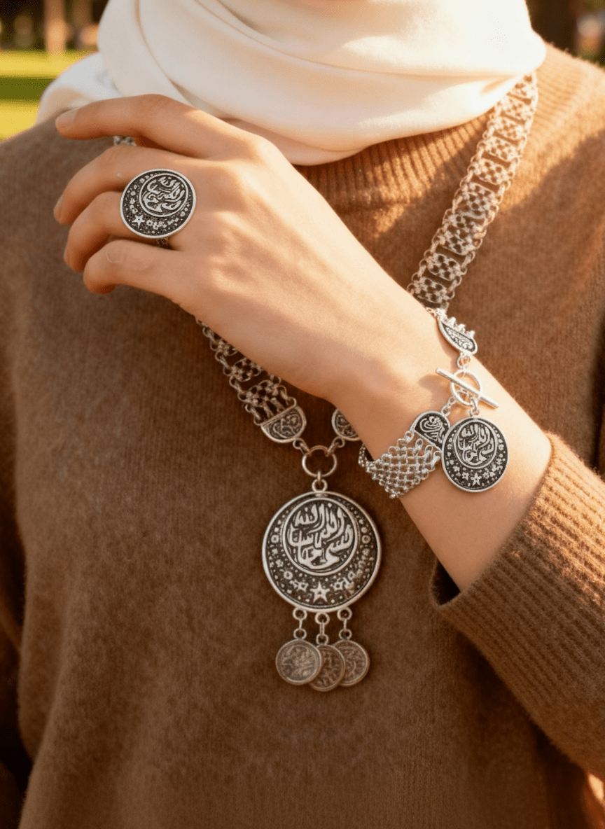 Mayaar Luxury Set - Silver Plated