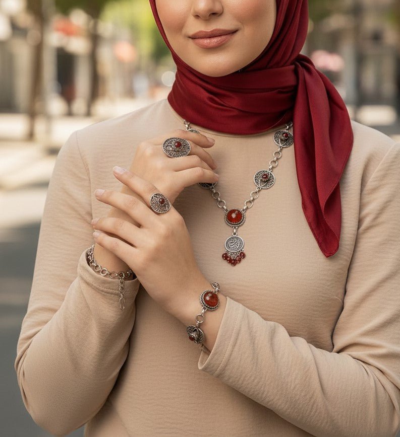 Nagham Elegant Set - Pure Copper