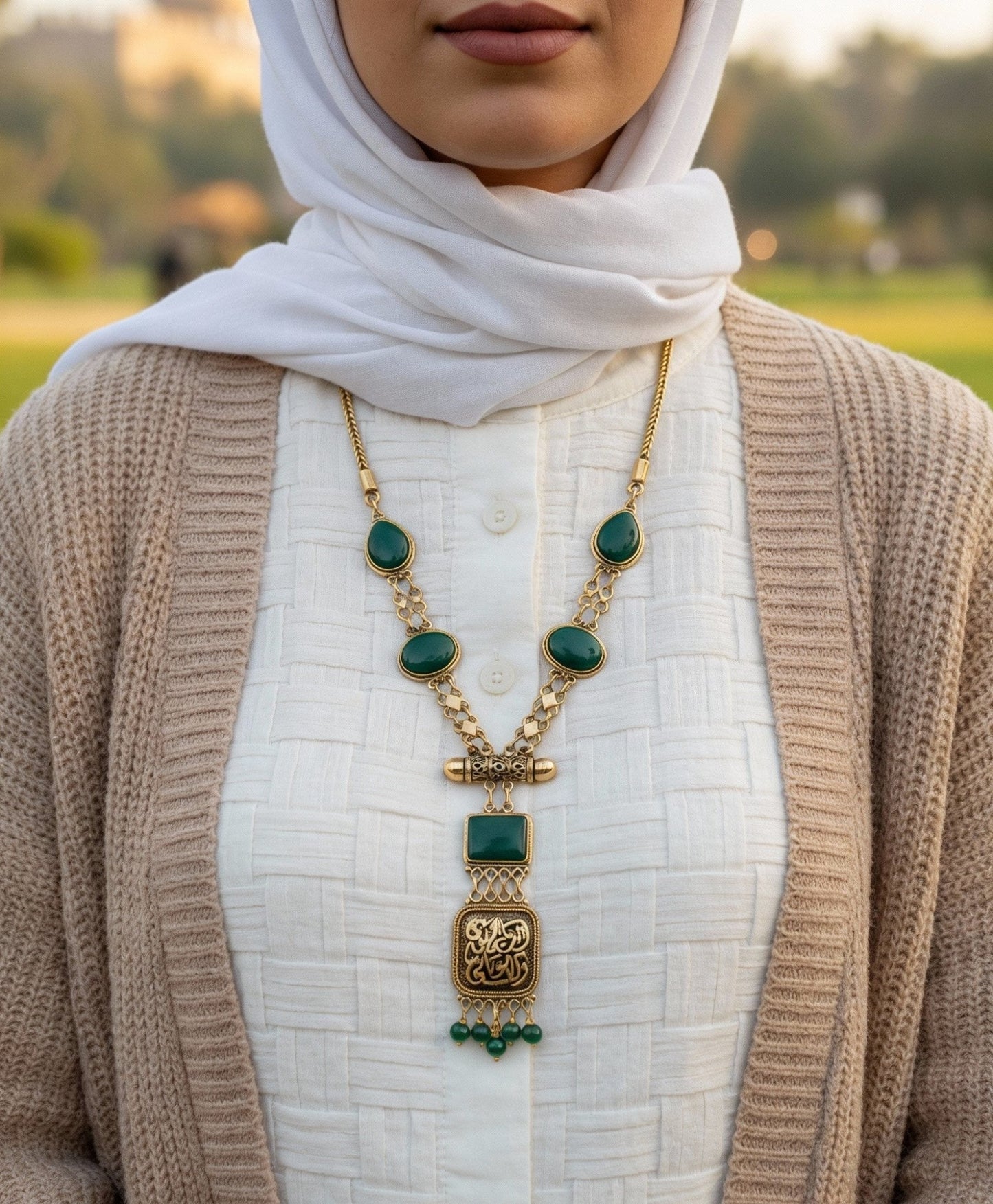 Forest Charm Necklace - Pure Copper