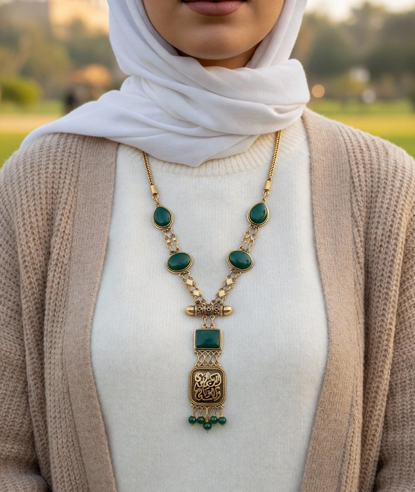 Forest Charm Necklace - Pure Copper