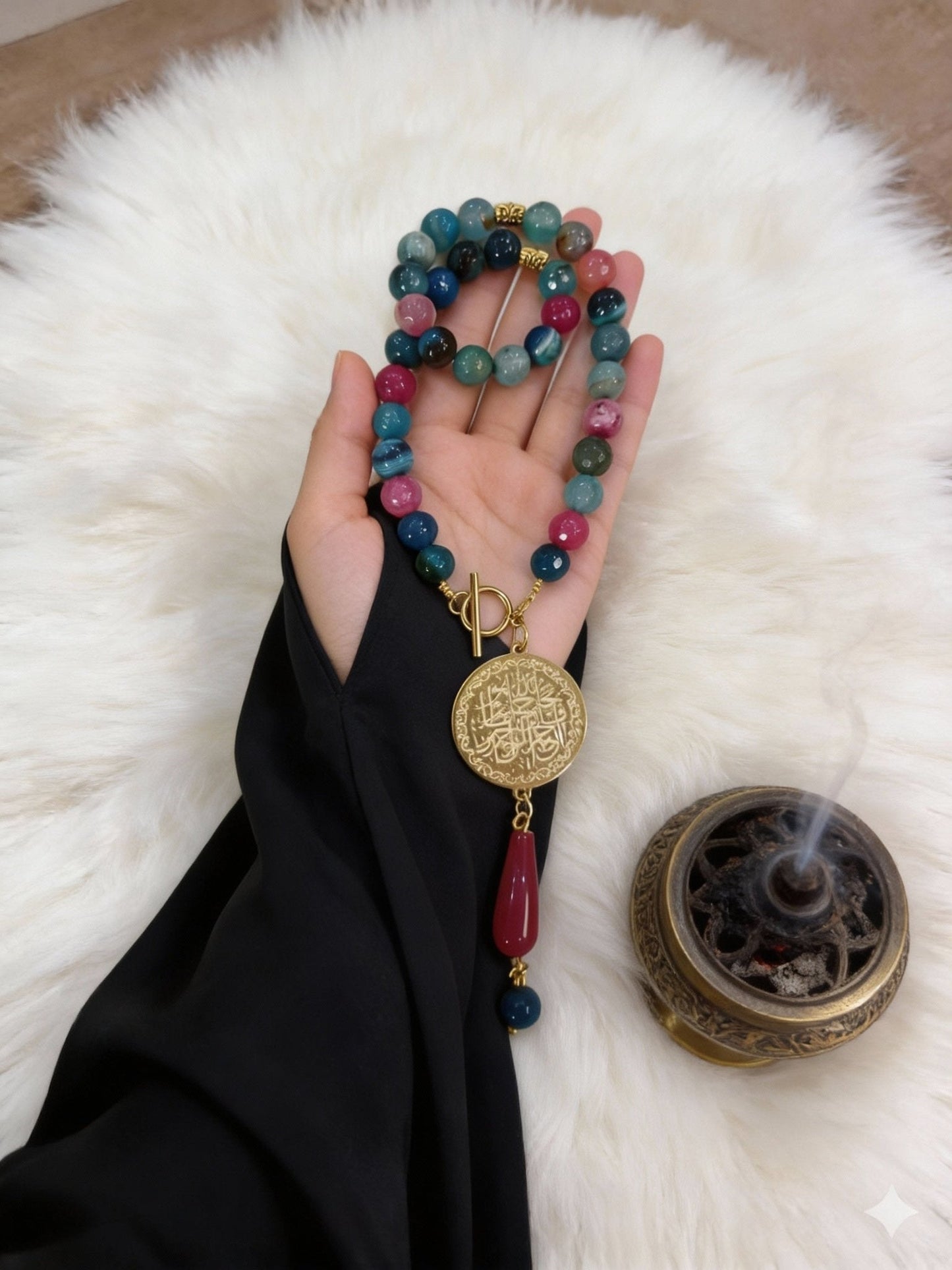 Khawla Rosary - Agate Stones