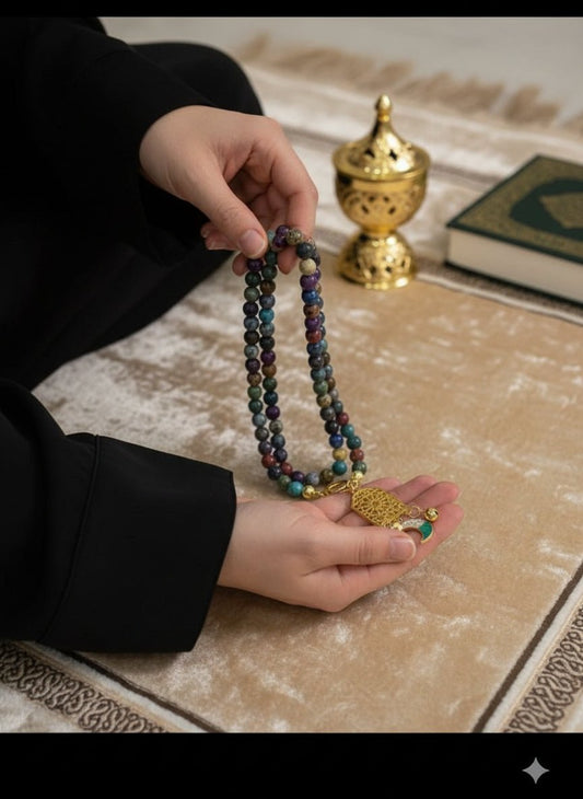 Doaa Rosary - Agate Stones