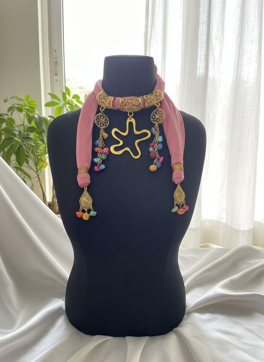 Sedra Necklace Scarf - Cotton