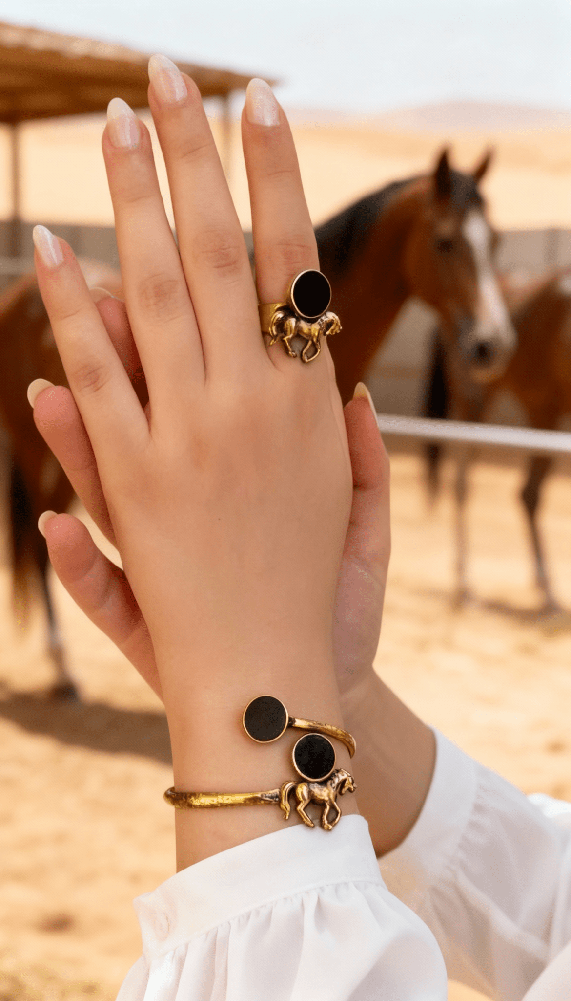 Horse Set - Pure Copper