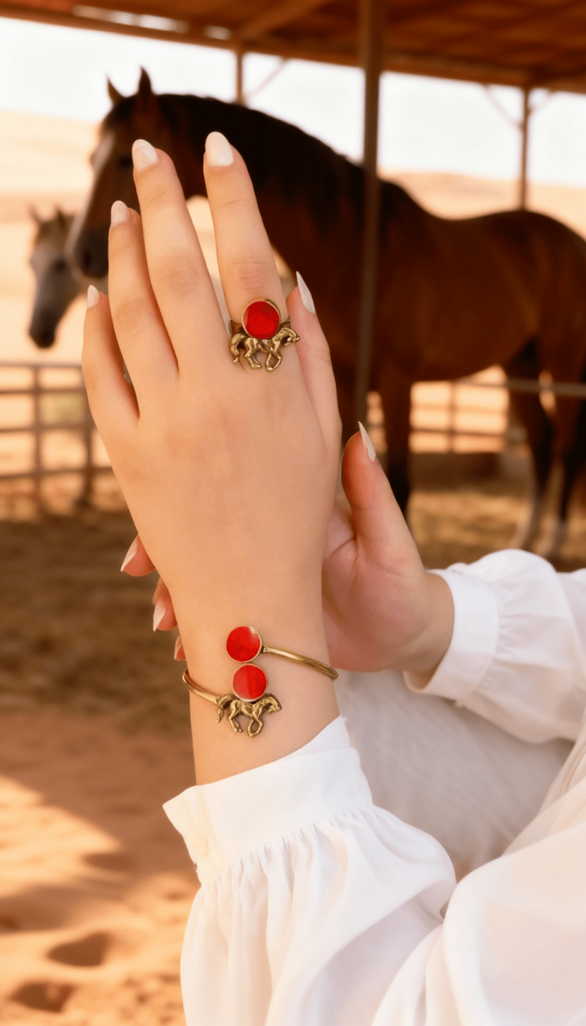 Horse Set - Pure Copper