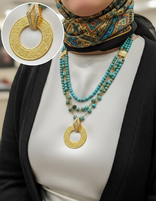 Fatma Gold Plated Necklace