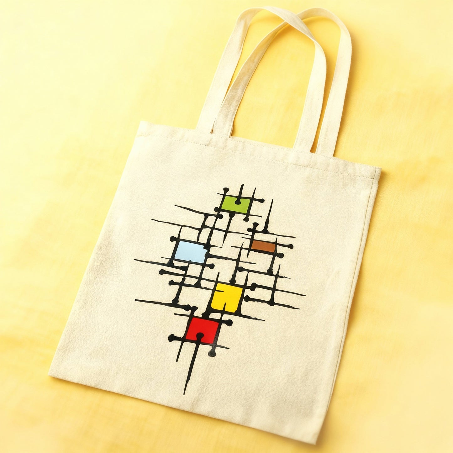 Rahaf Tote Bag - Linen