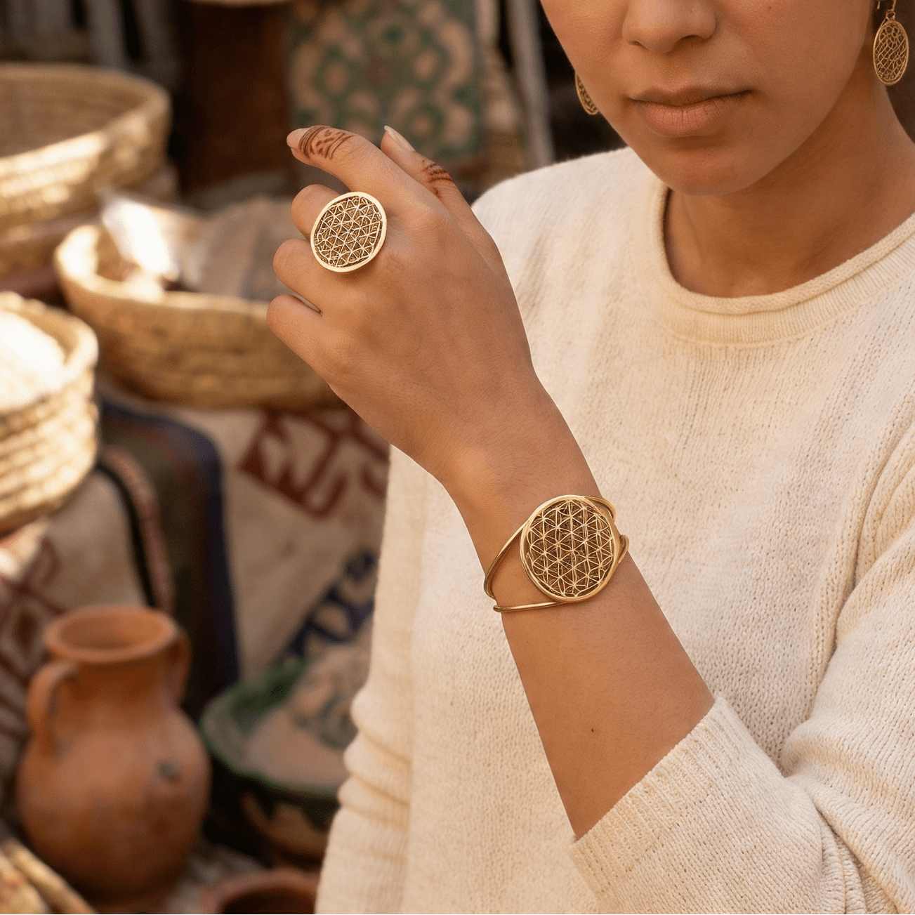 Dessert  Raise Set -  Bracelet and Ring