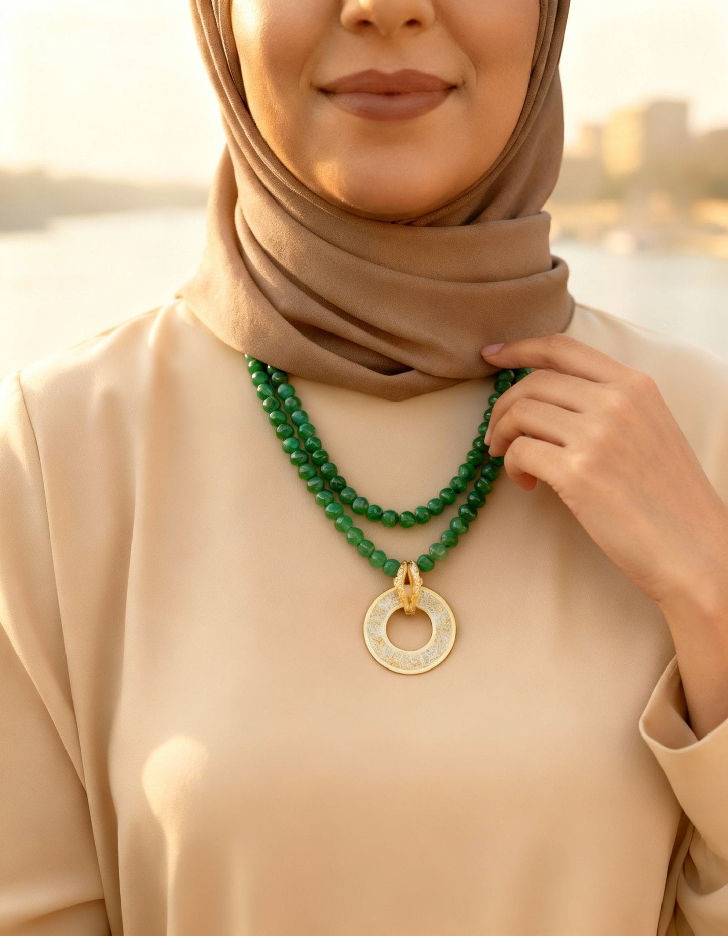 Ayat ElKursi  Calligraphy Glow - Gold Plated - Ramadan Elegant