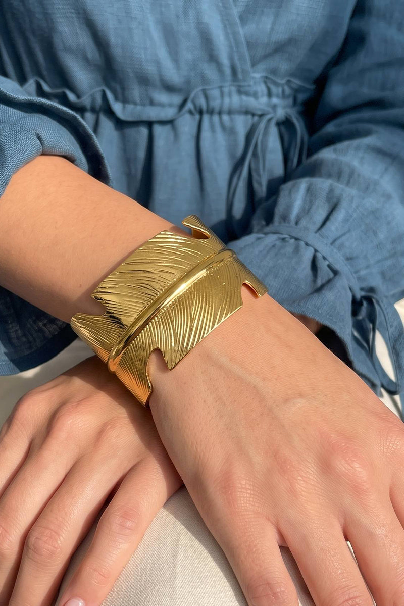 Fareida Bangle - Gold Plated