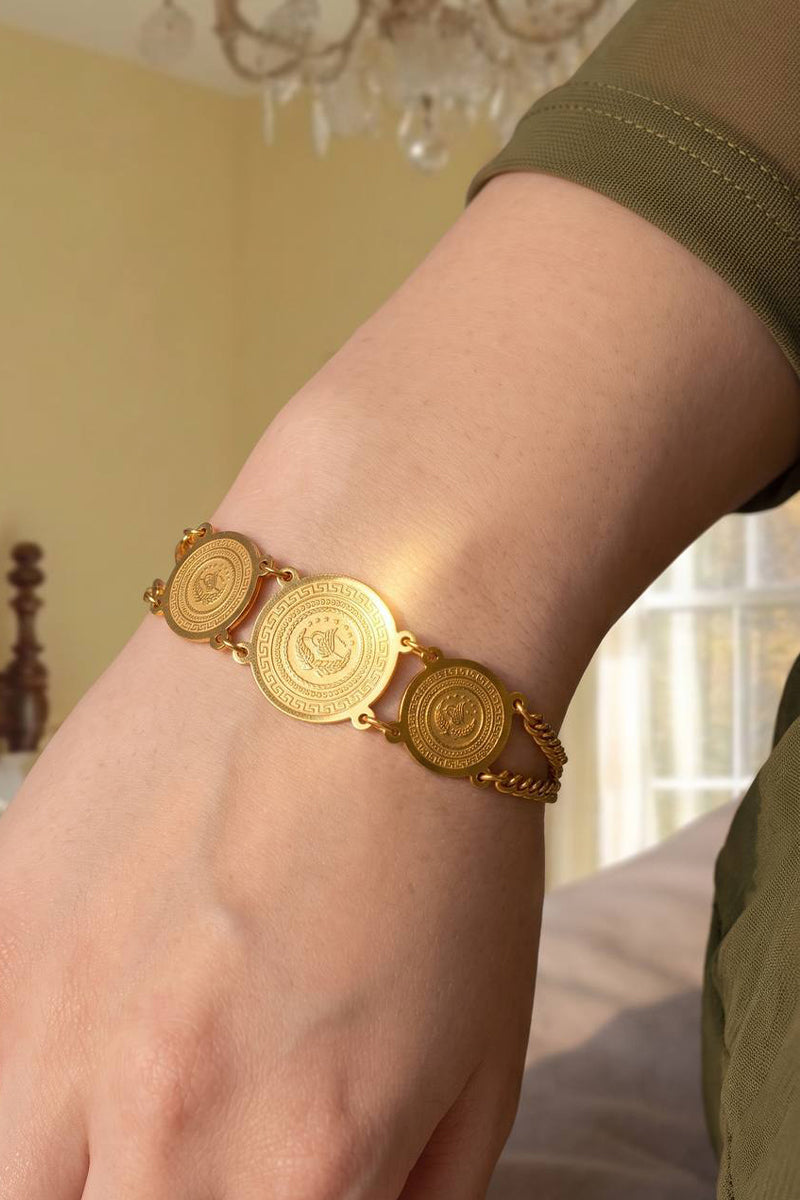 Dinar Bracelet - Stainless Steel