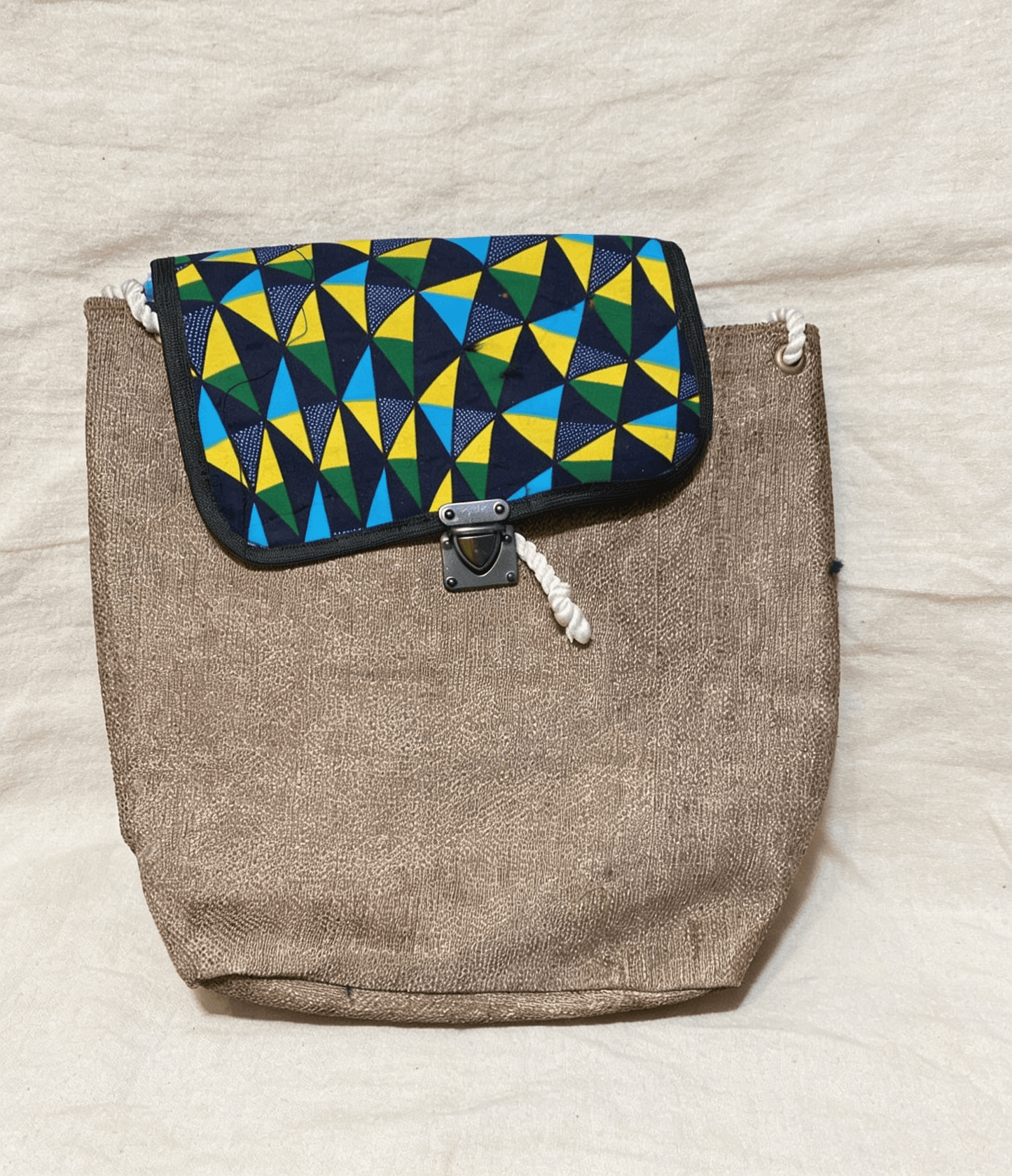Ola Africa Bag - Linen Back pack