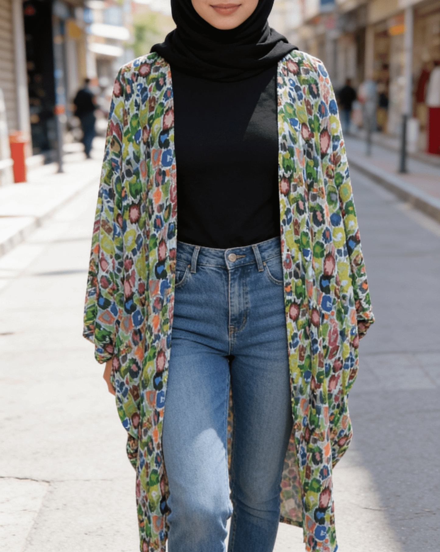 Hamsa Cardigan - Chifon