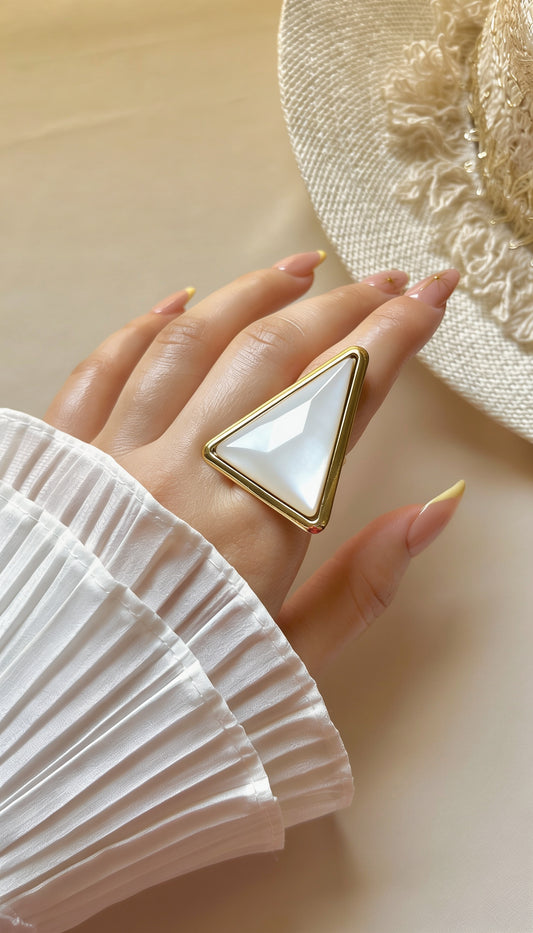 Triangle Ring - Stainless Steel