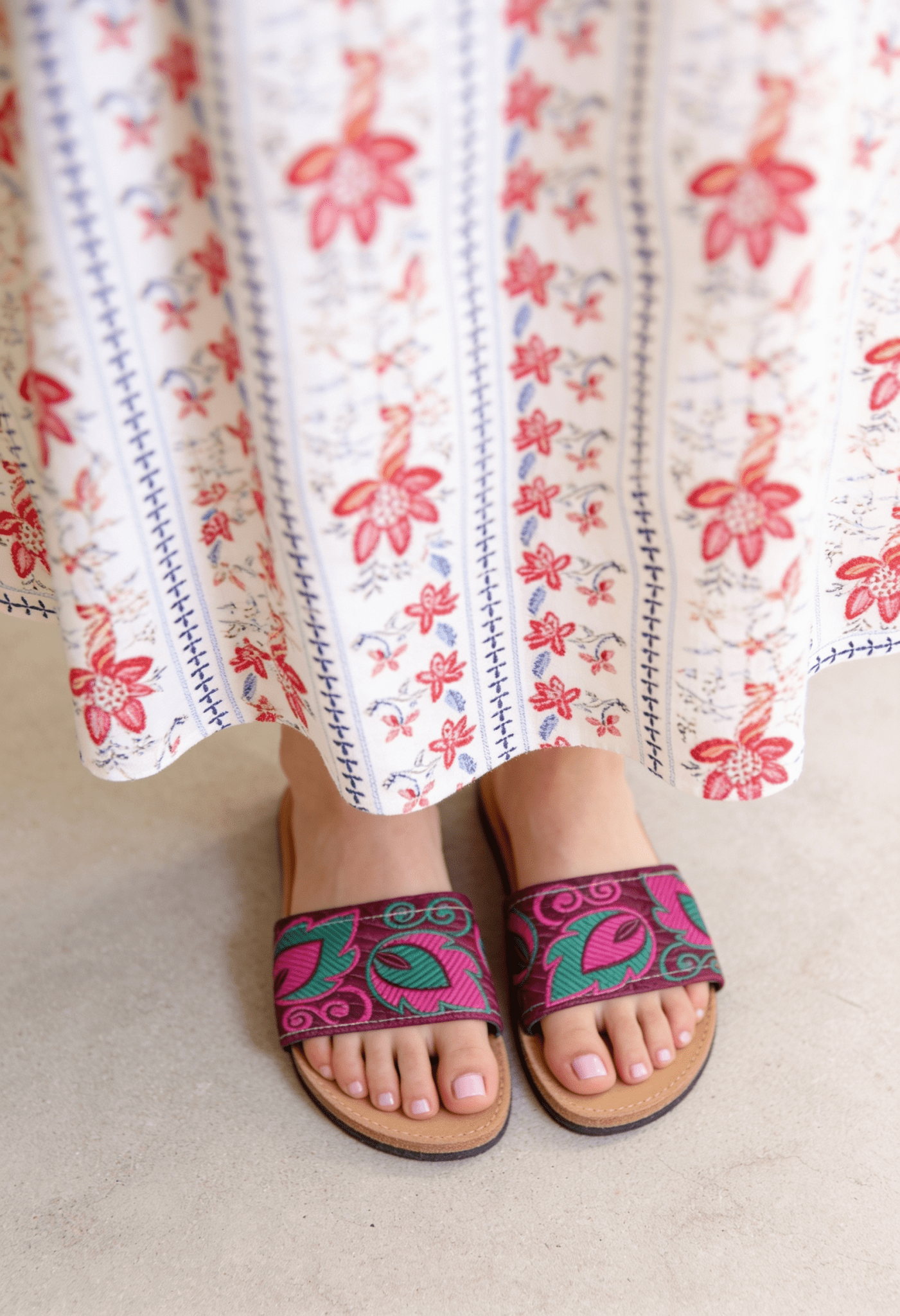 Nourhan Handmade Slippers - Leather