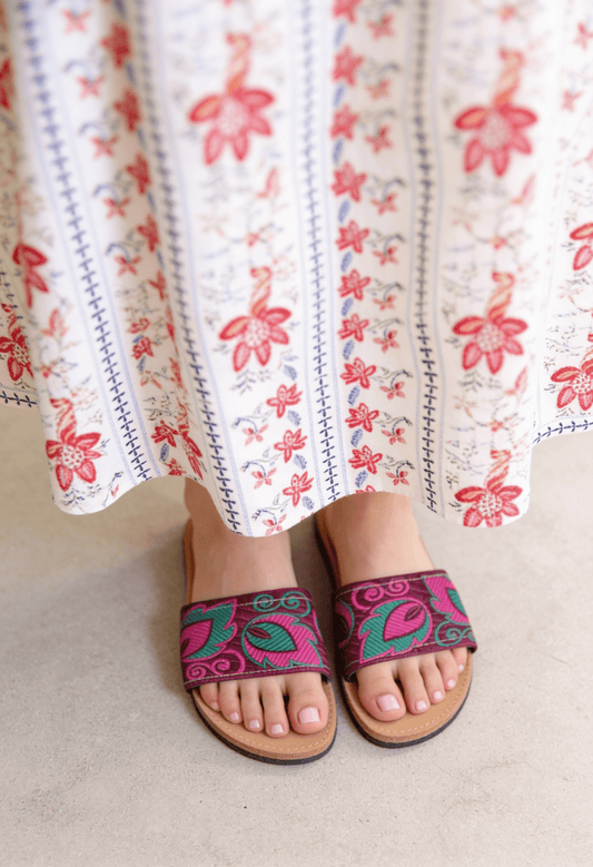 Nourhan Handmade Slippers - Leather