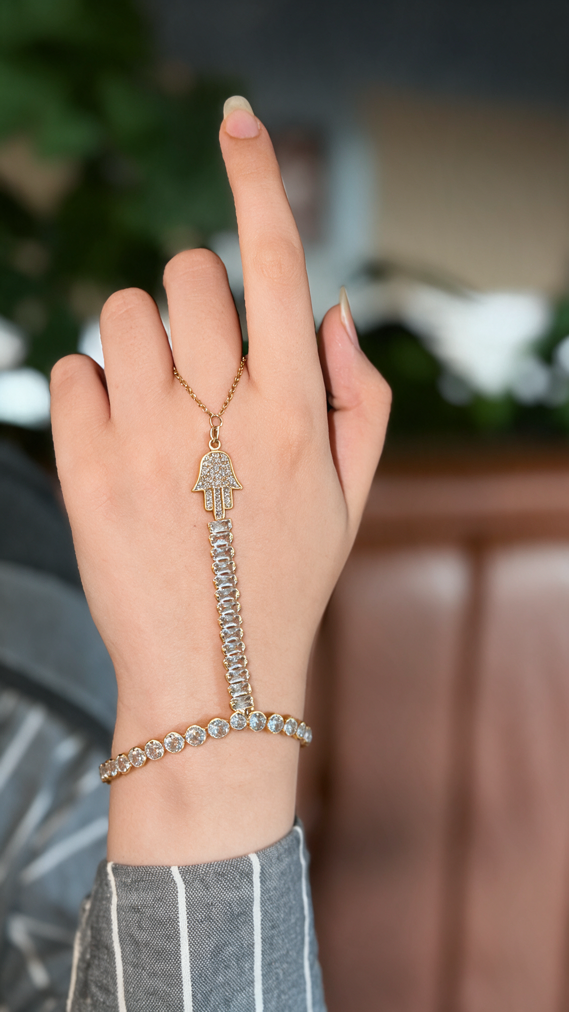 Kaff Hand Chain - Stainless Steel