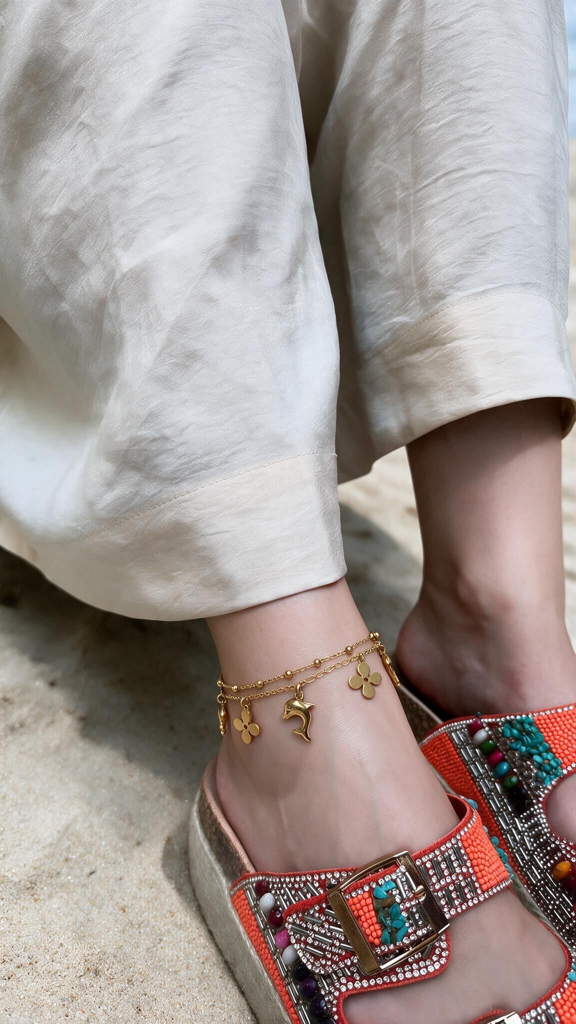 Mesan Anklet - Stainless Steel