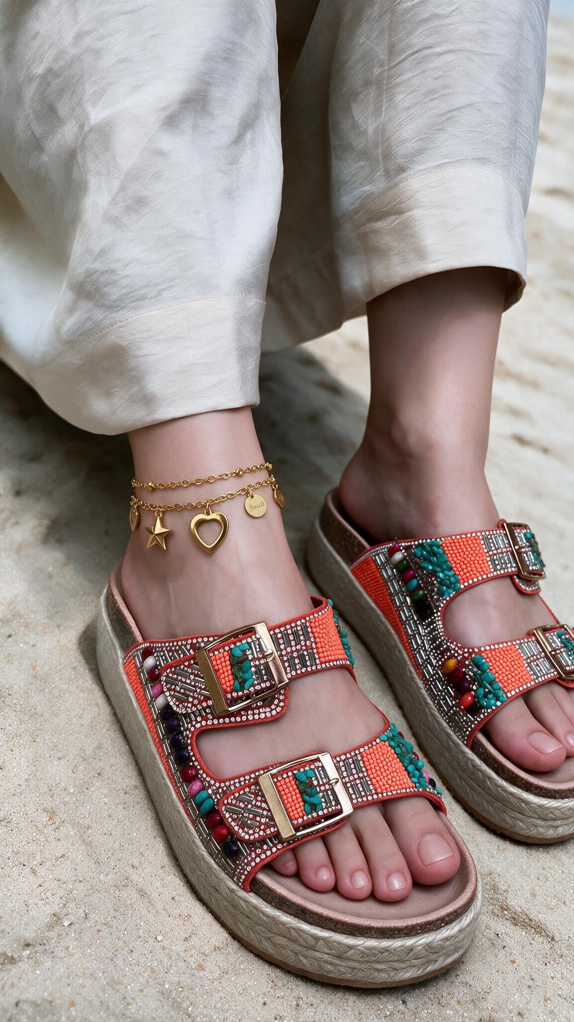 Noura Anklet - Stainless Steel
