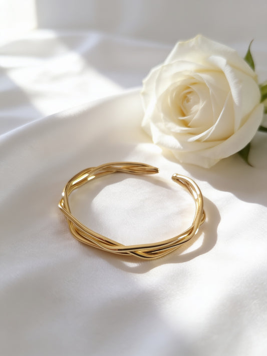 Leen Bangle - Stainless Steel