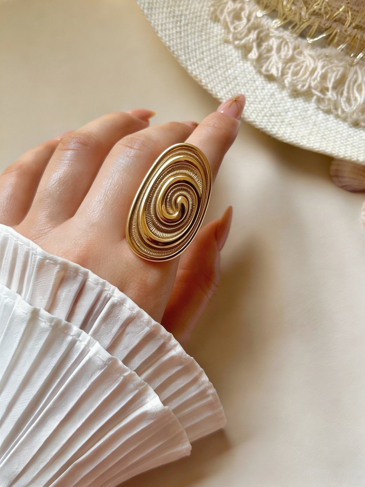 Damla Ring - Stainless Steel