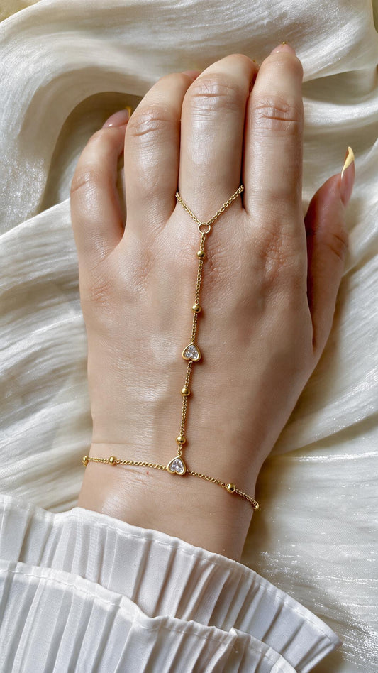 Swar Hand Chain - Stainless Steel