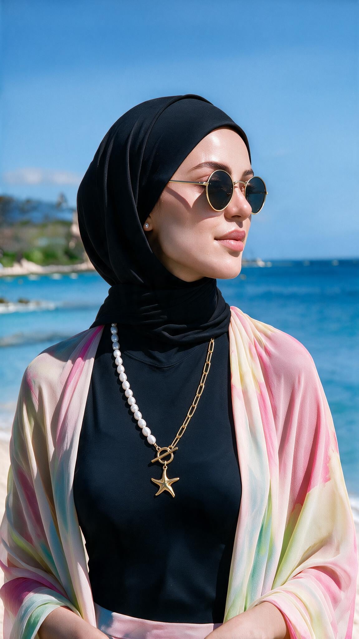 Pearl Necklace - Stainless Steel