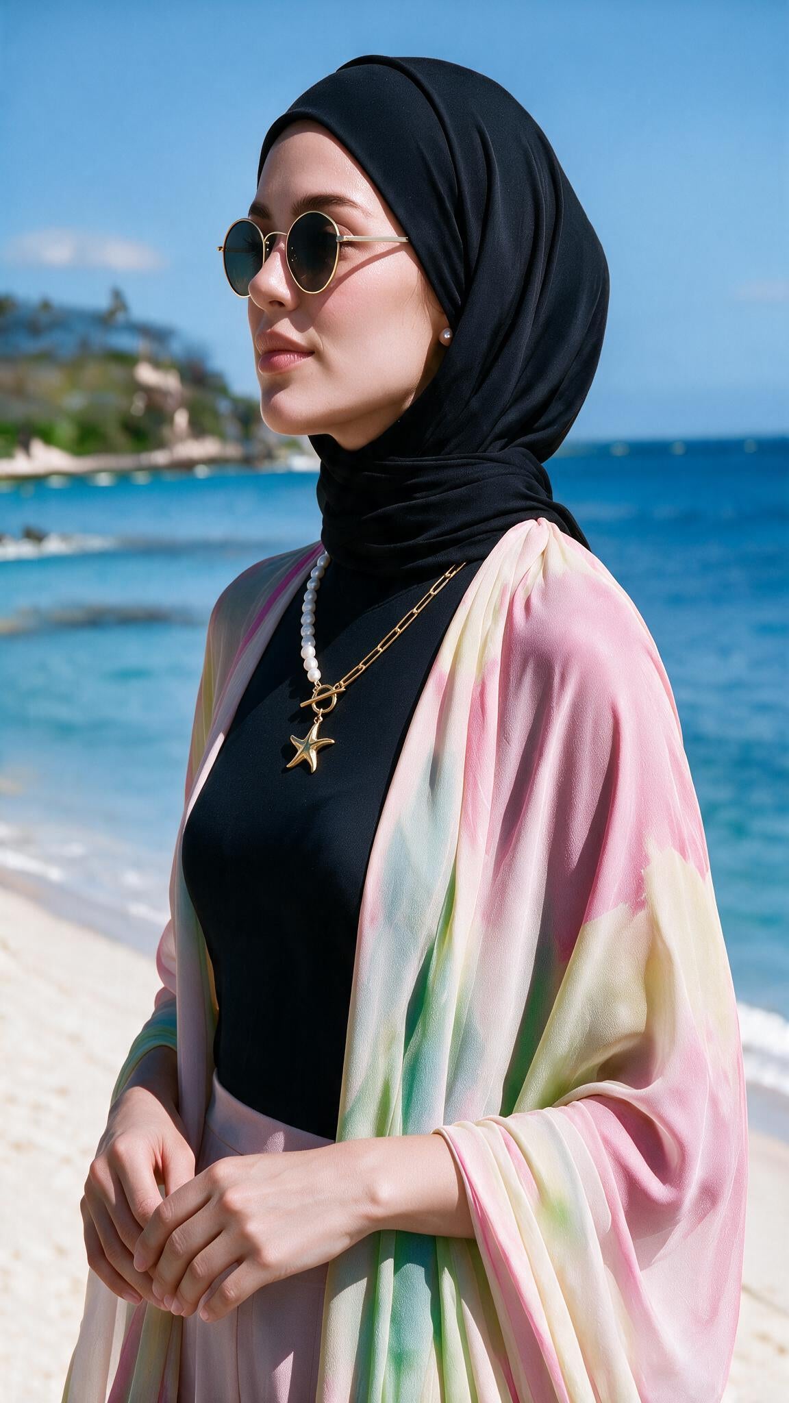 Pearl Necklace - Stainless Steel