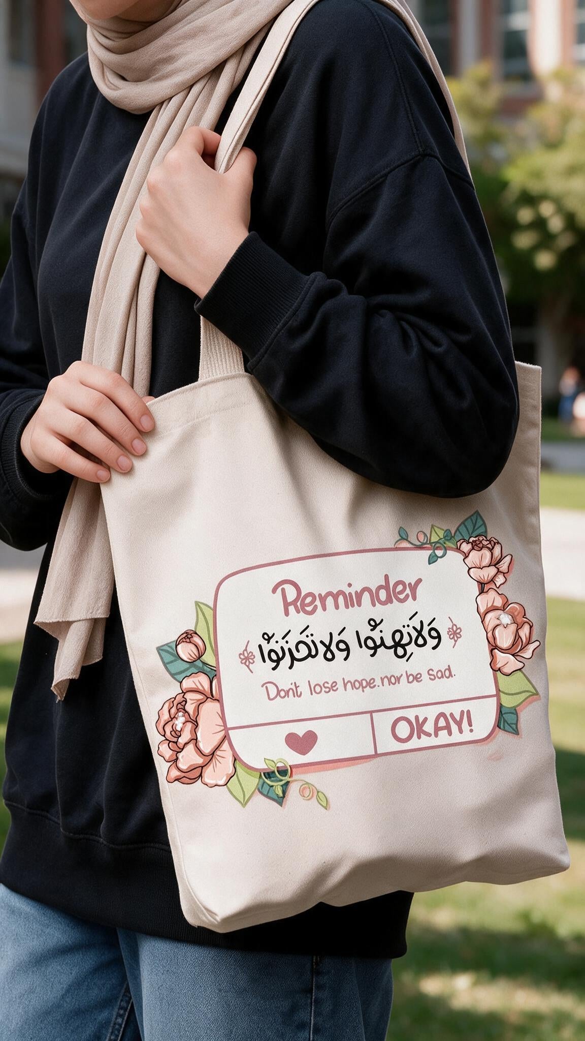 Okay Tote Bag - Linen