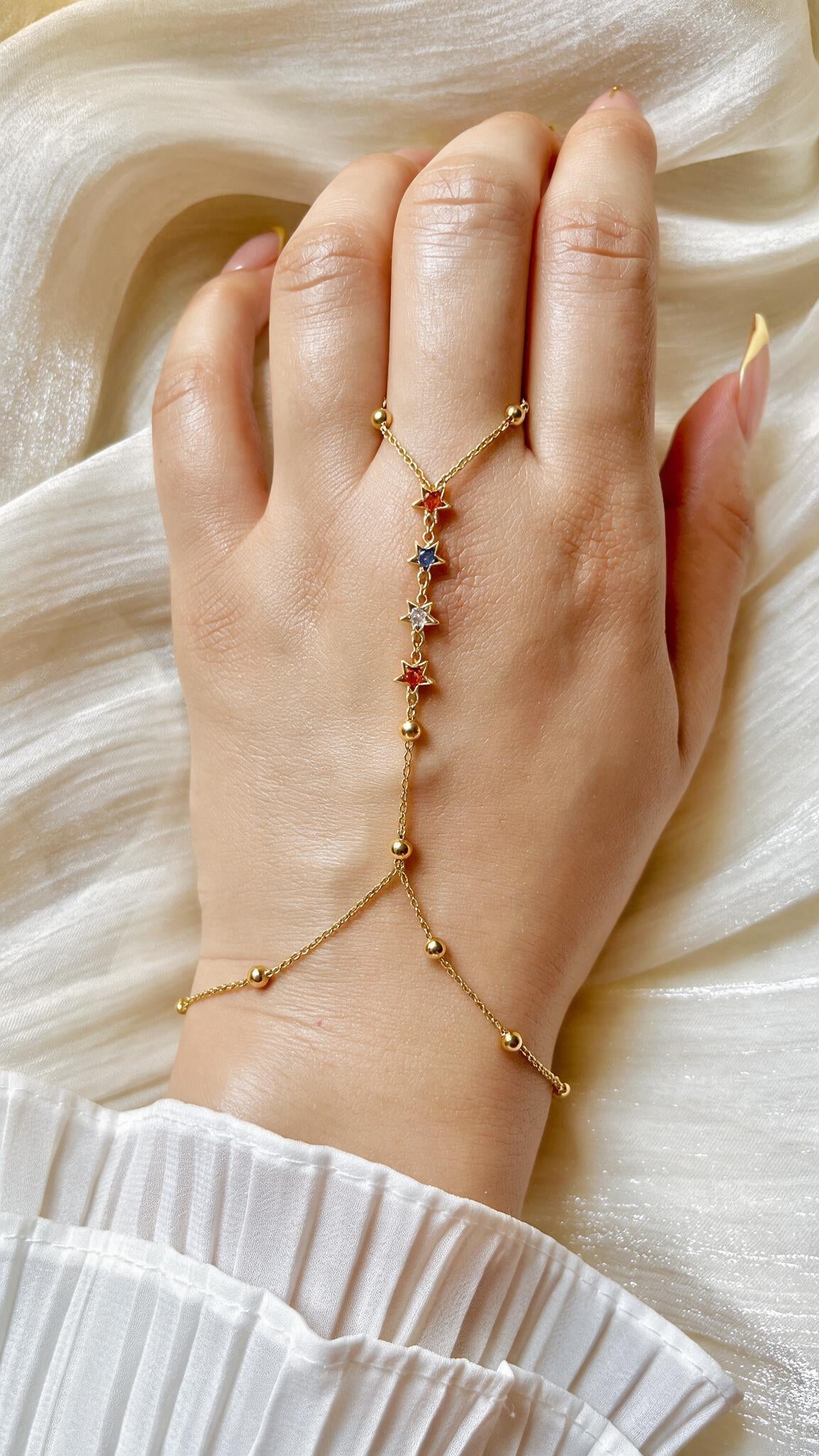 Sarah Hand Chain - Stainless Steel