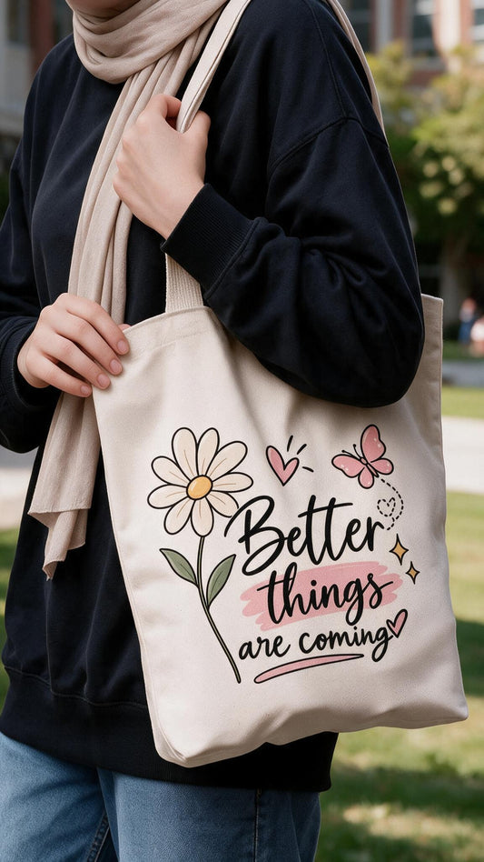 Better Things Tote Bag - Linen