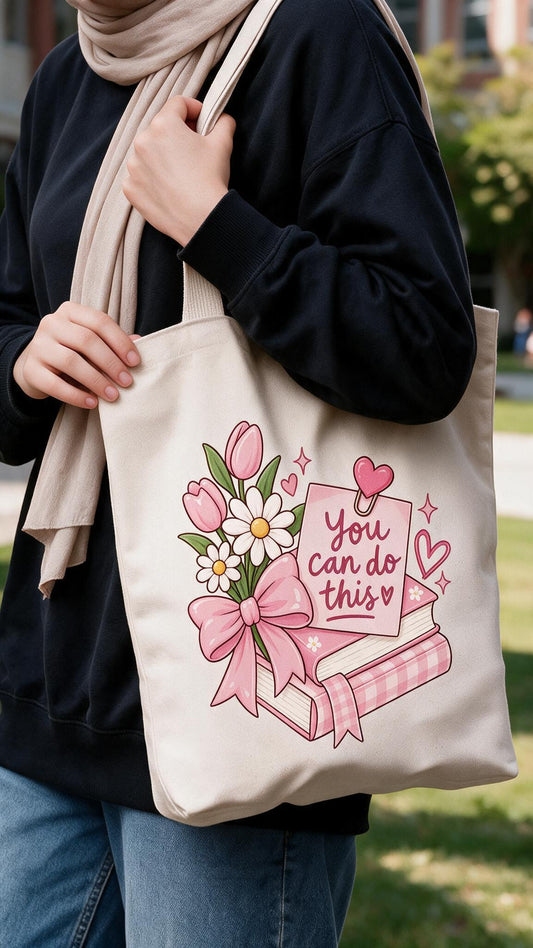 You Can Do This Tote Bag - Linen