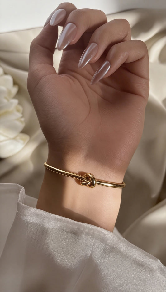 Deniz Bangle - Stainless Steel