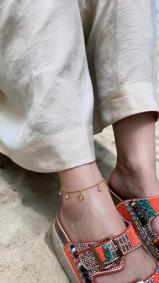Nour Anklet - Stainless Steel