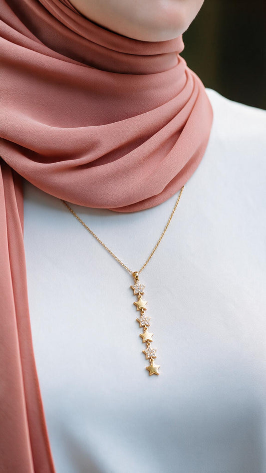 Stars Necklace - Stainless Steel