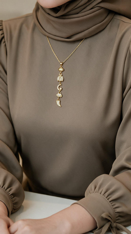 Thuraya Necklace - Stainless Steel