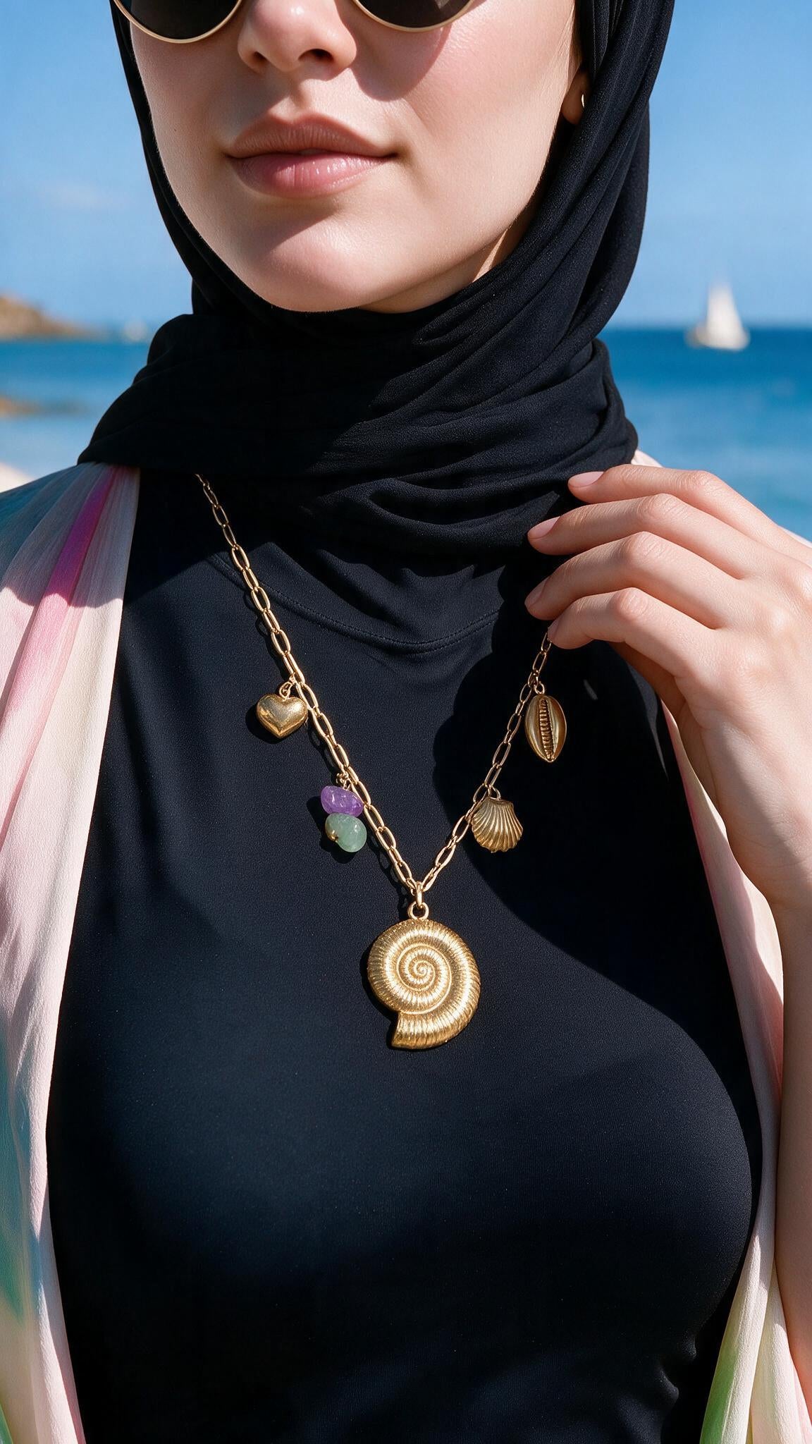 Farah Necklace - Stainless Steel