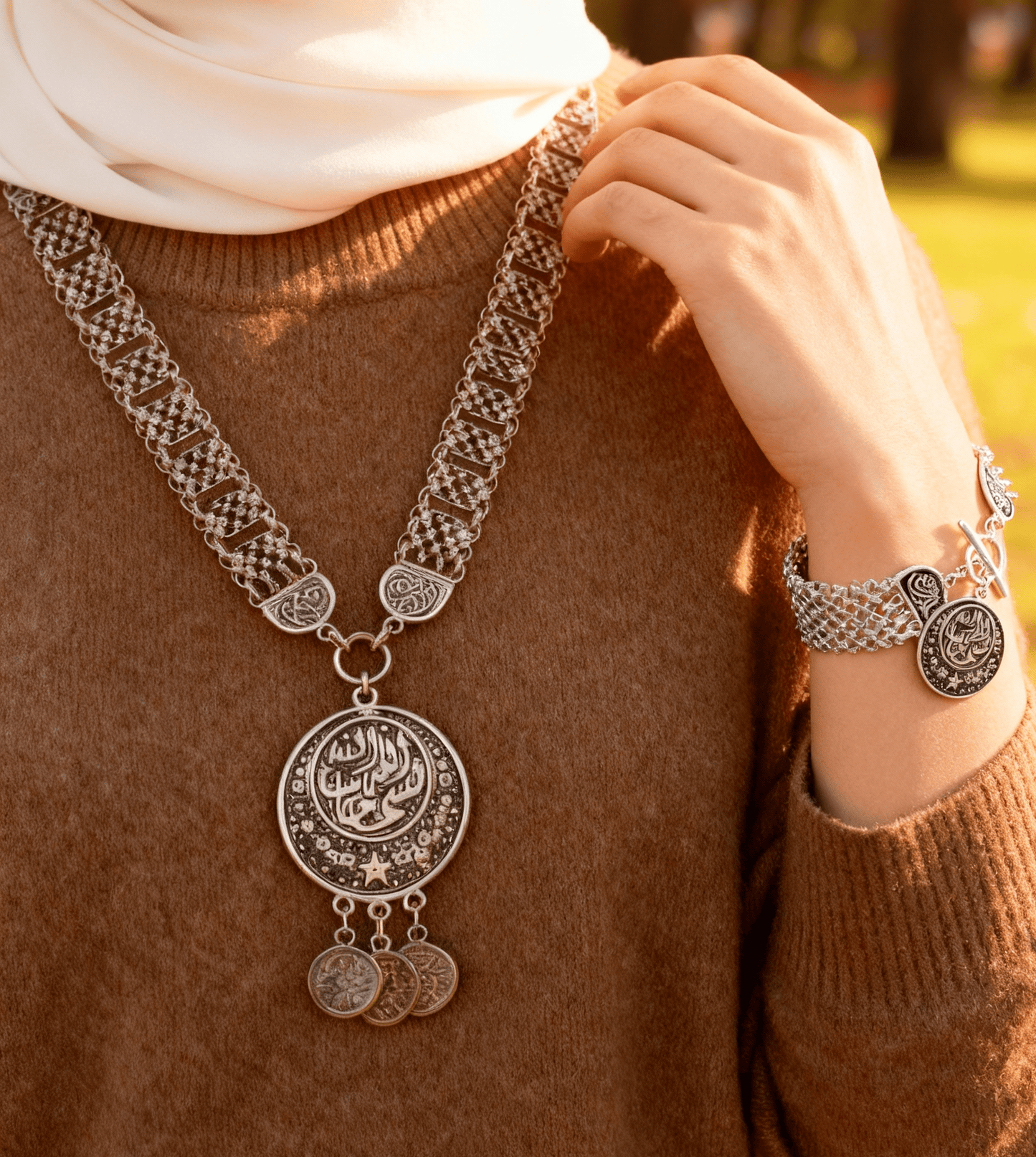 Mayaar Luxury Set - Silver Plated