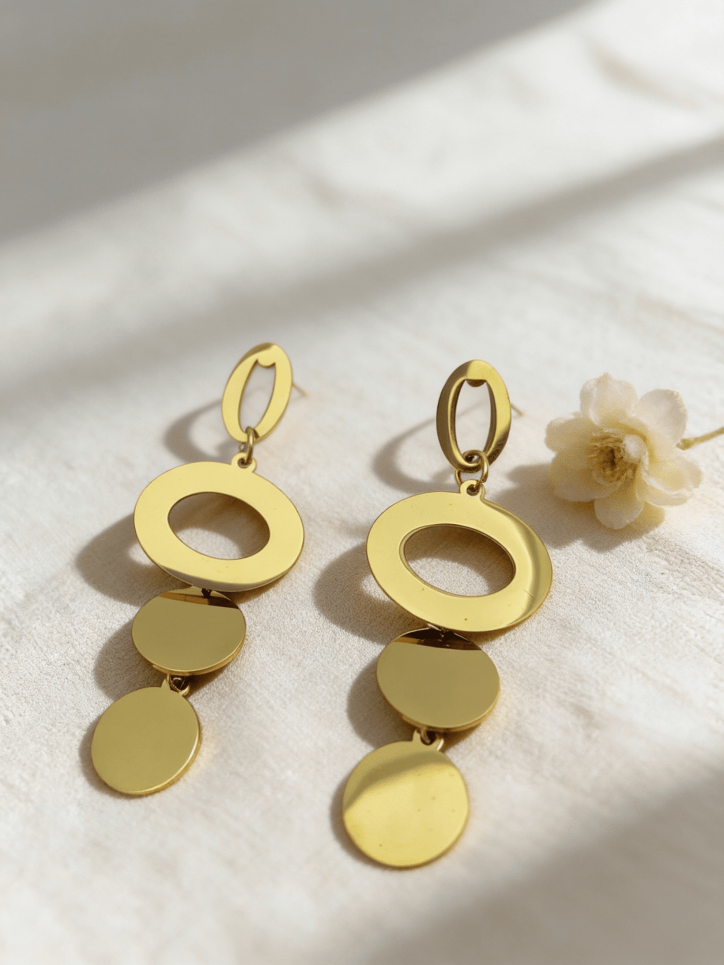 Ovals Earrings - Stainless Steel
