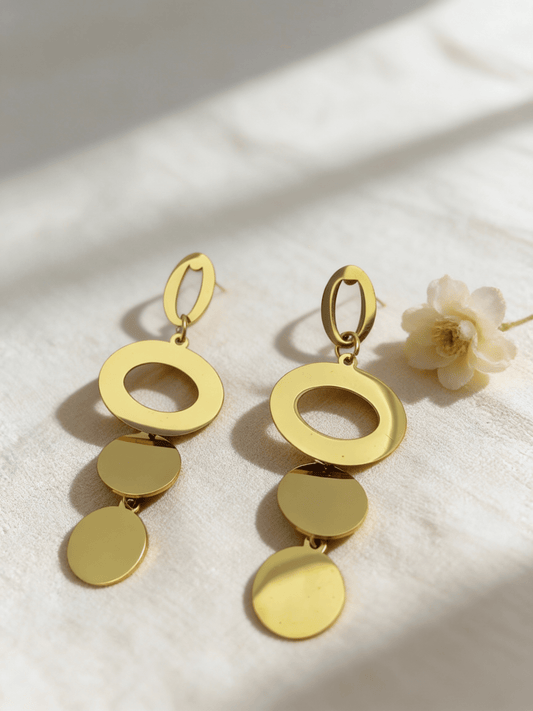 Ovals Earrings - Stainless Steel